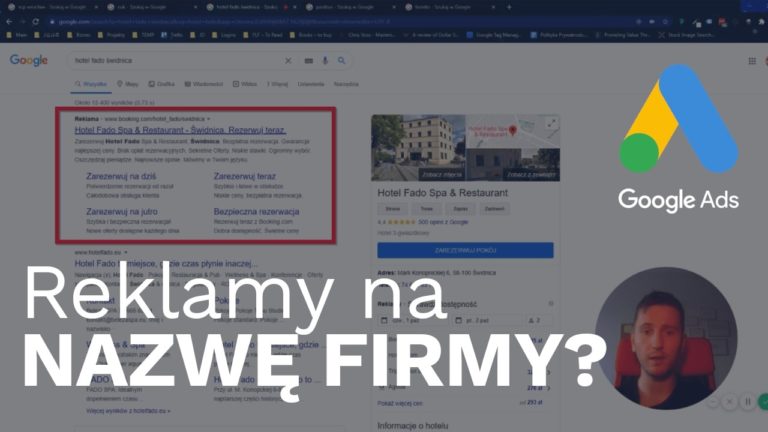 Google Ads - reklamy na nazwę firmy i brand